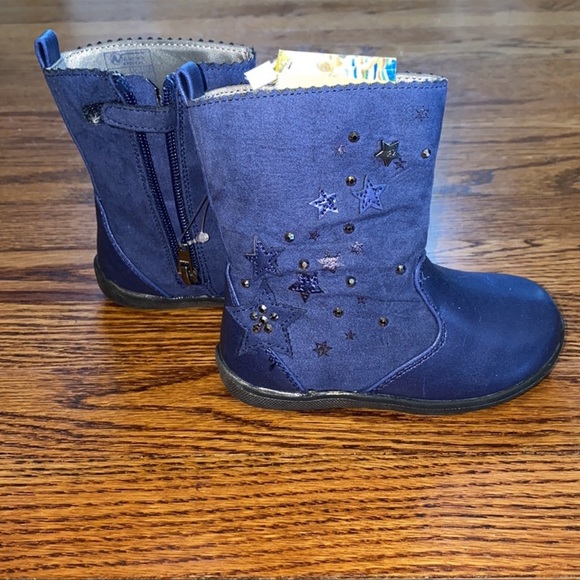 🌟Naturino toddler girls navy boots-NWOT🌟 - Picture 2 of 4